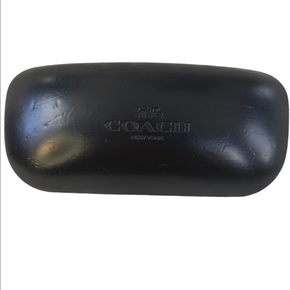 Coach Black Hard Clamshell Sunglasses Eyeglasses Case